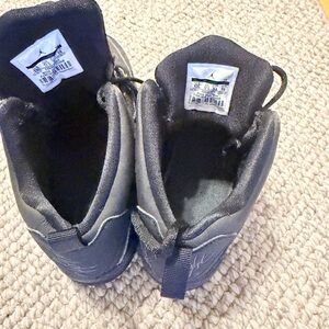 Jordan Black Low-Top Sneakers with Subtle Gray Accents